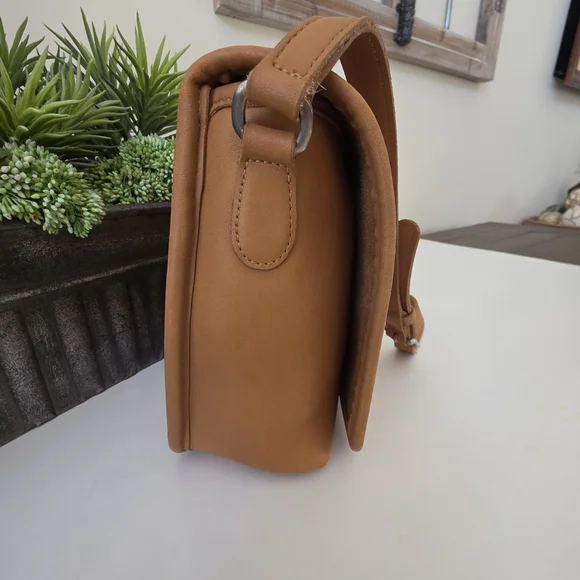 Vintage Coach Companion Flap Crossbody Bag Camel Glove Tanned Leather - Picture 5 of 15